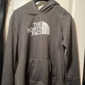 North face Grey hoodie